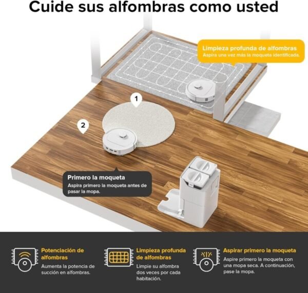 Roborock Qrevo S HyperForce®: Aspiradora Multifuncional Avanzada - Imagen 8