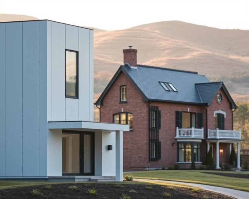 Comparativa construcción modular vs tradicional
