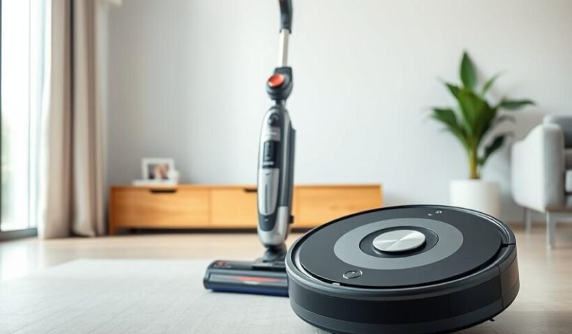Robot aspirador o aspiradora sin cable
